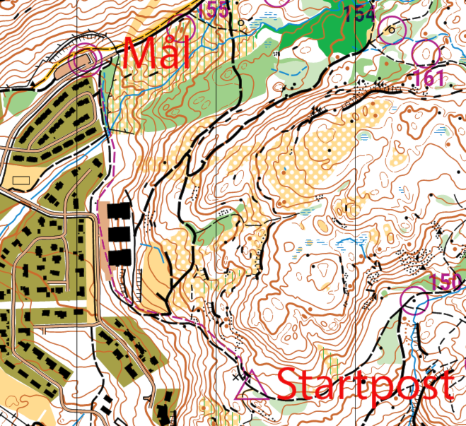 Treningsløp natt Harakollen